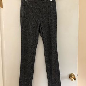 Van Heusen Business Casual Stretch Pants, Size 2, Black & White